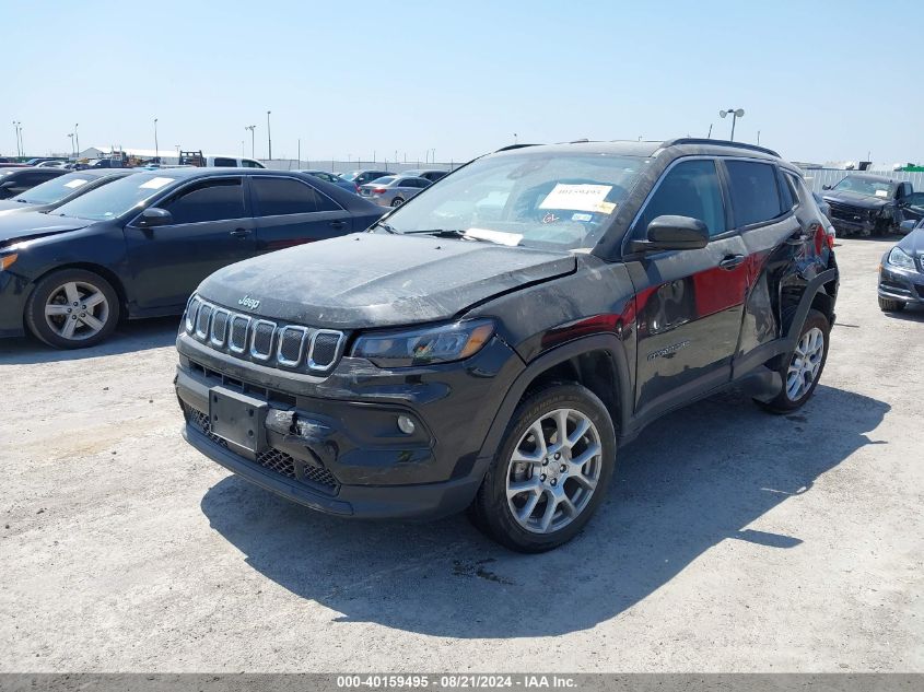 2022 Jeep Compass Latitude Lux VIN: 3C4NJDFB1NT218753 Lot: 40159495