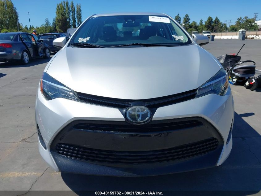 2018 Toyota Corolla Le VIN: 2T1BURHEXJC118761 Lot: 40159782