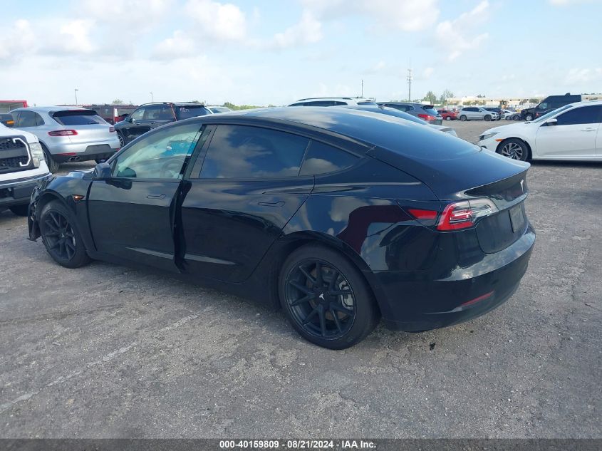 2021 Tesla Model 3 VIN: 5YJ3E1EA5MF857556 Lot: 40159809