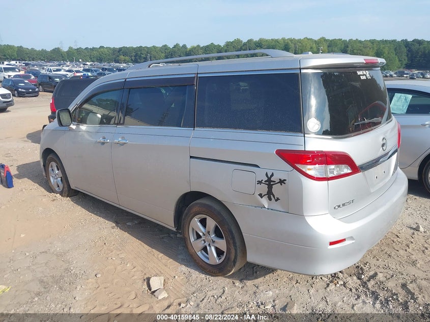 2012 Nissan Quest Sv VIN: JN8AE2KP9C9049049 Lot: 40159845