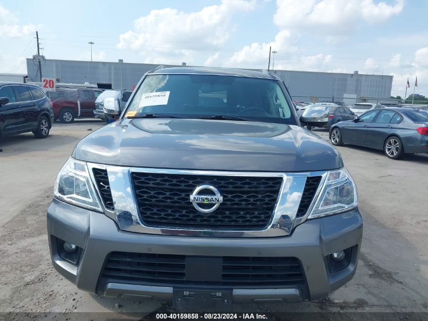 2019 Nissan Armada Sl VIN: JN8AY2ND3KX010668 Lot: 40159858