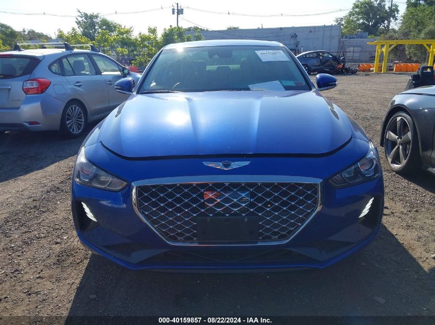 2019 Genesis G70 2.0T Advanced VIN: KMTG64LA9KU025727 Lot: 40159857