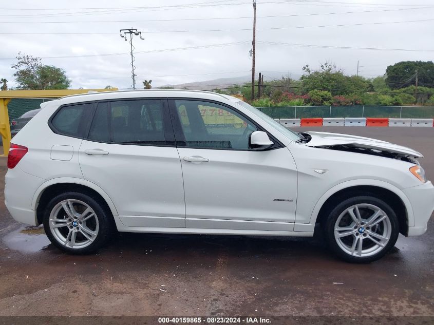 2014 BMW X3 xDrive28I VIN: 5UXWX9C58E0D30351 Lot: 40159865