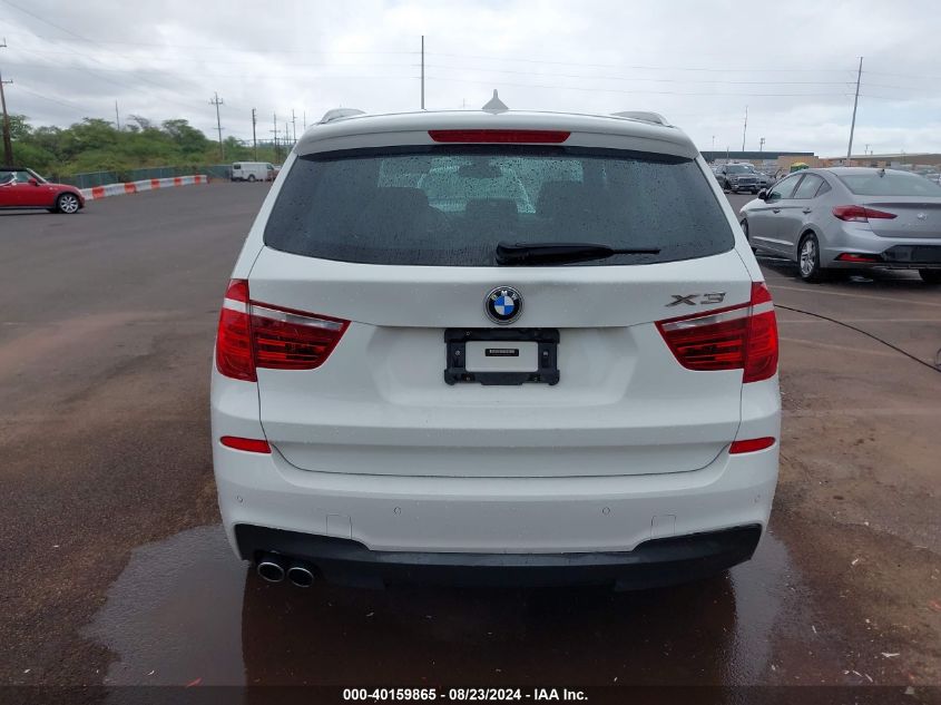 2014 BMW X3 xDrive28I VIN: 5UXWX9C58E0D30351 Lot: 40159865