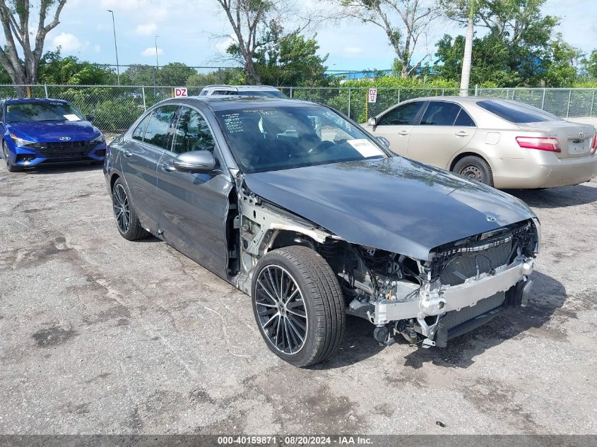 2021 Mercedes-Benz C 300 Sedan VIN: W1KWF8DB3MR620884 Lot: 40159871