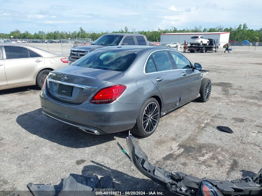 2021 Mercedes-Benz C 300 Sedan VIN: W1KWF8DB3MR620884 Lot: 40159871