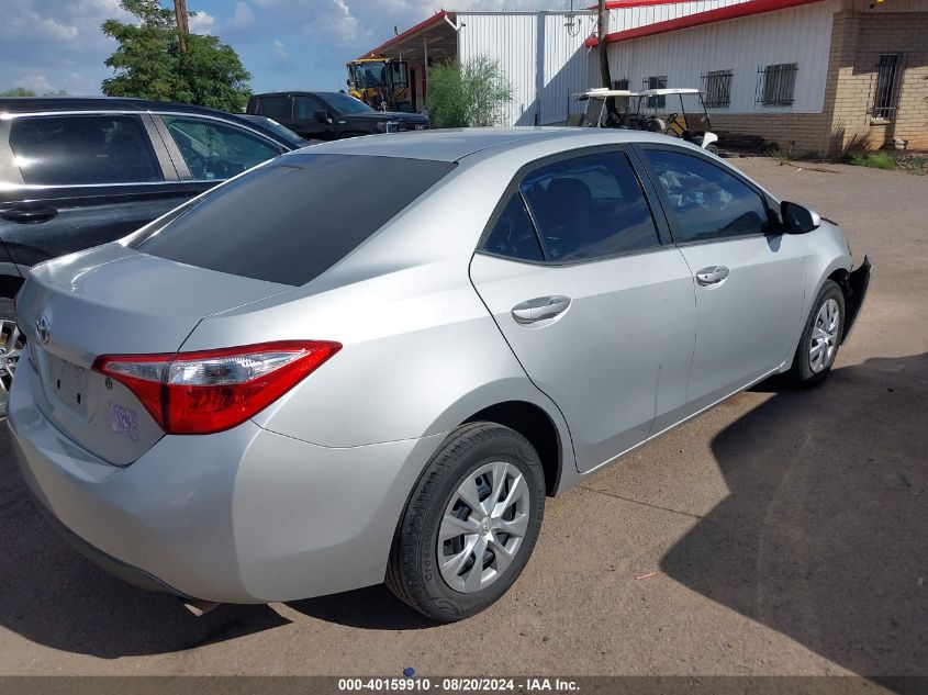 2014 Toyota Corolla L VIN: 5YFBURHE9EP108891 Lot: 40159910