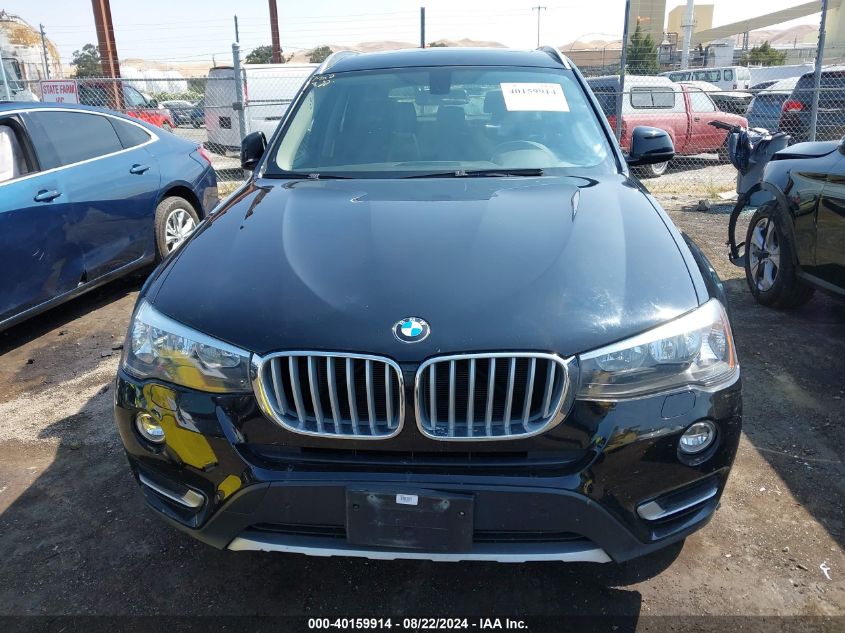 2017 BMW X3 Sdrive28I VIN: 5UXWZ7C34H0X39414 Lot: 40159914