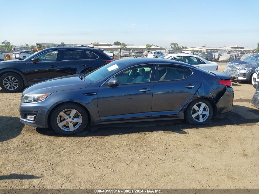 2015 Kia Optima Lx VIN: 5XXGM4A7XFG433077 Lot: 40159916