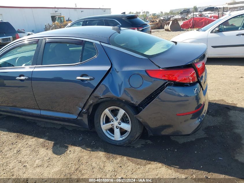 2015 Kia Optima Lx VIN: 5XXGM4A7XFG433077 Lot: 40159916