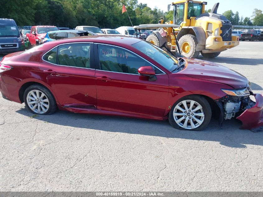 2018 Toyota Camry Le VIN: 4T1B11HK6JU597002 Lot: 40159919