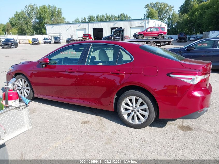 2018 Toyota Camry Le VIN: 4T1B11HK6JU597002 Lot: 40159919