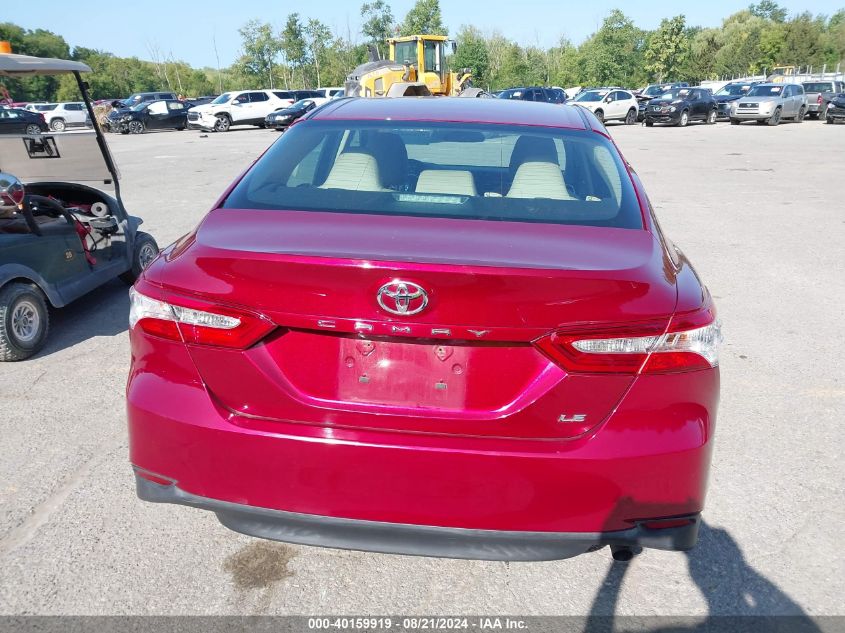 2018 Toyota Camry Le VIN: 4T1B11HK6JU597002 Lot: 40159919