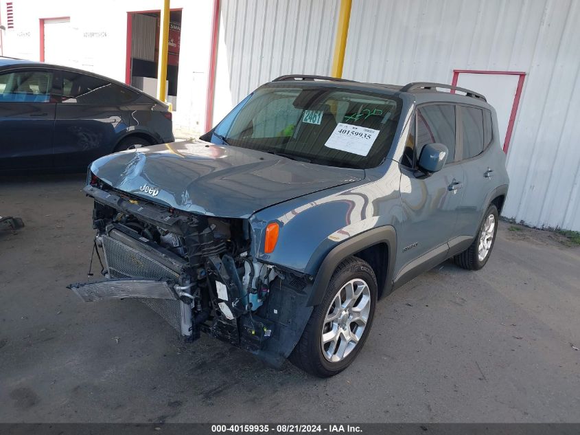 2017 Jeep Renegade Latitude VIN: ZACCJABB4HPG26851 Lot: 40159935