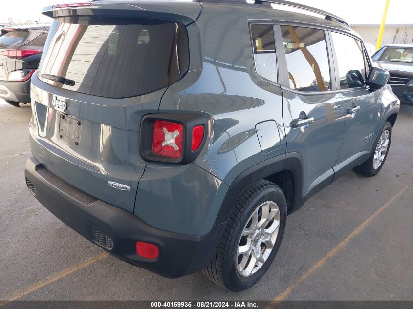 2017 Jeep Renegade Latitude VIN: ZACCJABB4HPG26851 Lot: 40159935