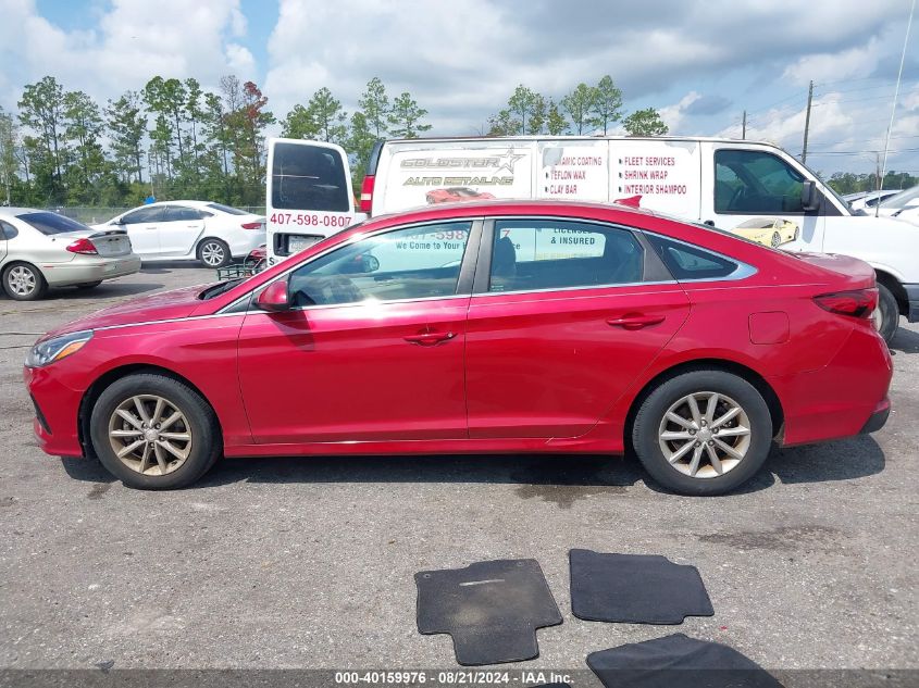 2019 Hyundai Sonata Se VIN: 5NPE24AF4KH736293 Lot: 40159976