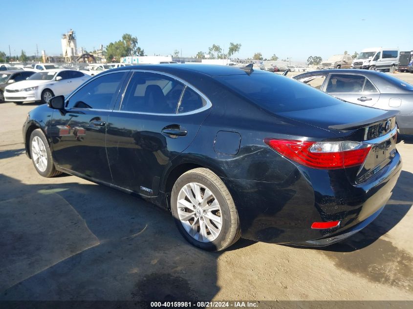 2014 Lexus Es 300H VIN: JTHBW1GG8E2066063 Lot: 40159981