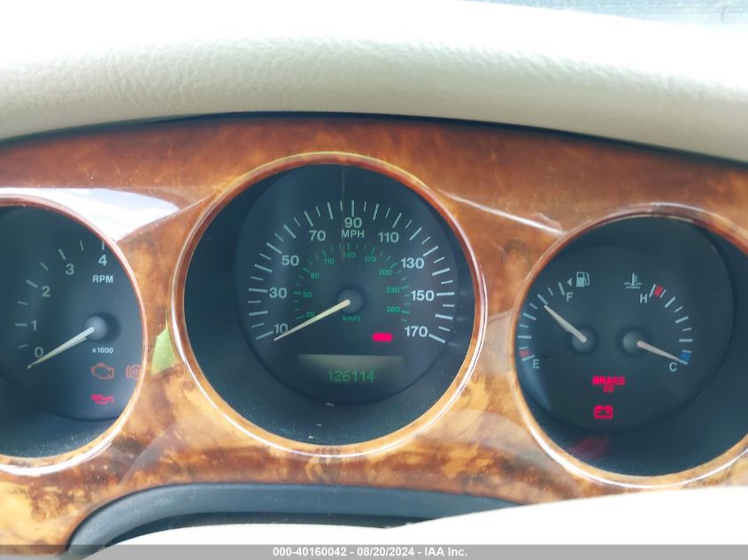 2001 Jaguar Xj8 Vanden Plas VIN: SAJDA24C41LF36243 Lot: 40160042