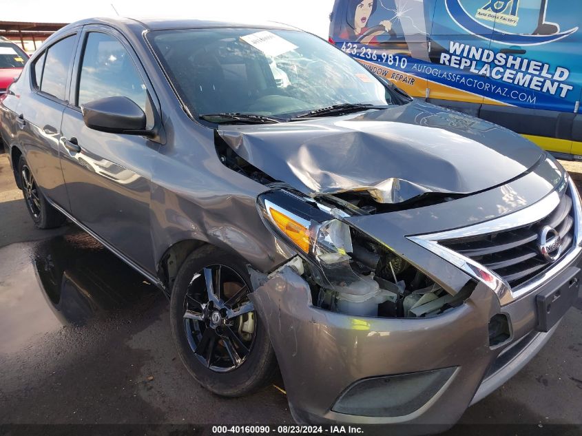 2019 Nissan Versa 1.6 S+ VIN: 3N1CN7AP6KL808638 Lot: 40160090