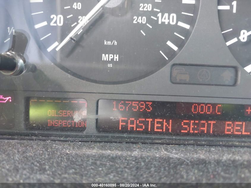 2003 BMW 530Ia VIN: WBADT63473CK43282 Lot: 40160095