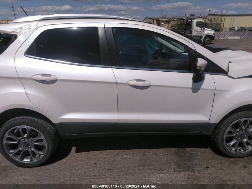 2022 Ford Ecosport Titanium VIN: MAJ6S3KL7NC475010 Lot: 40160110