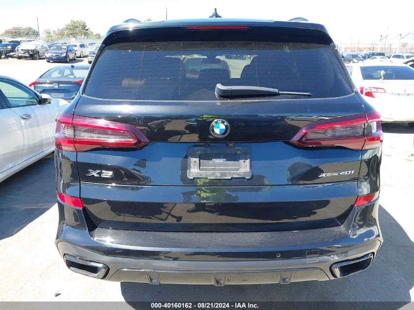 2022 BMW X5 xDrive40I VIN: 5UXCR6C04N9M88159 Lot: 40160162