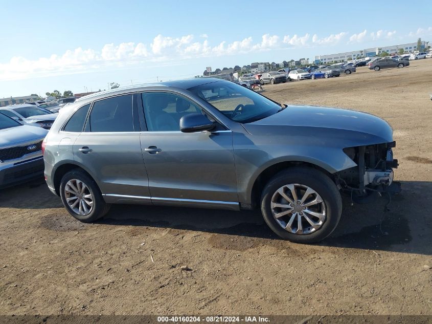 2014 Audi Q5 2.0T Premium VIN: WA1CFAFP2EA117435 Lot: 40160204