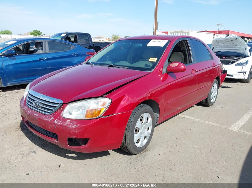 2008 Kia Spectra Ex VIN: KNAFE121585515420 Lot: 40160213