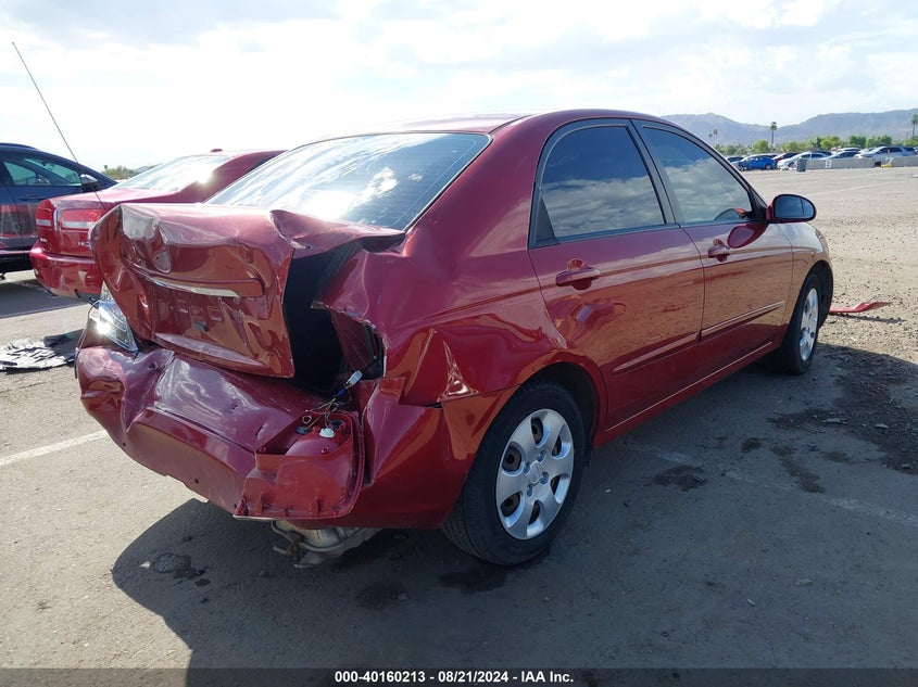 2008 Kia Spectra Ex VIN: KNAFE121585515420 Lot: 40160213