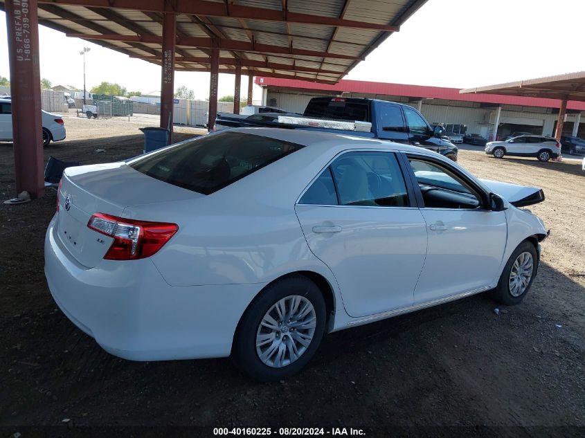 2012 Toyota Camry Le VIN: 4T1BF1FK4CU555399 Lot: 40160225