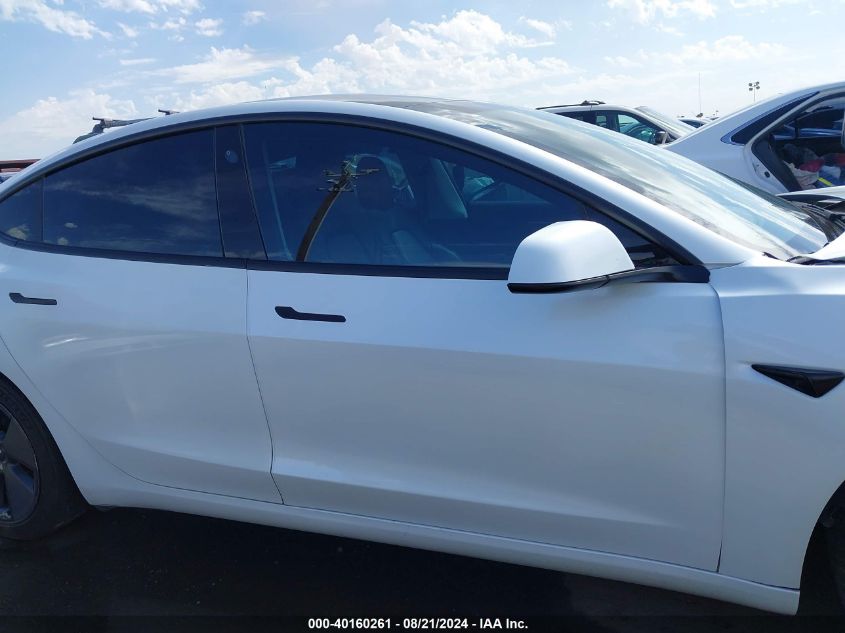 2021 Tesla Model 3 VIN: 5YJ3E1EA9MF076538 Lot: 40160261