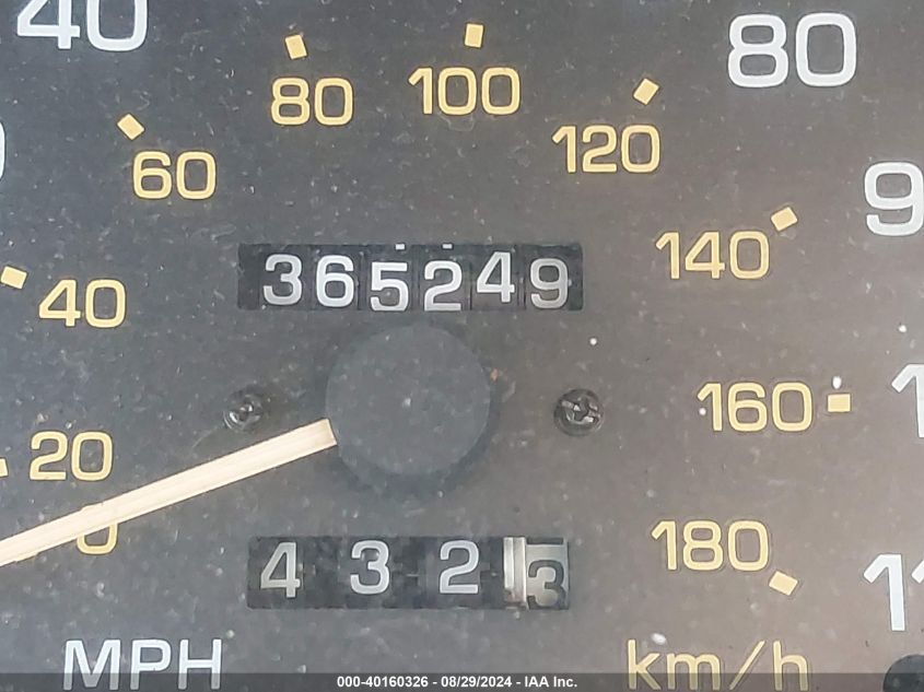 1992 Toyota Previa Dlx VIN: JT3AC11R5N1044645 Lot: 40160326