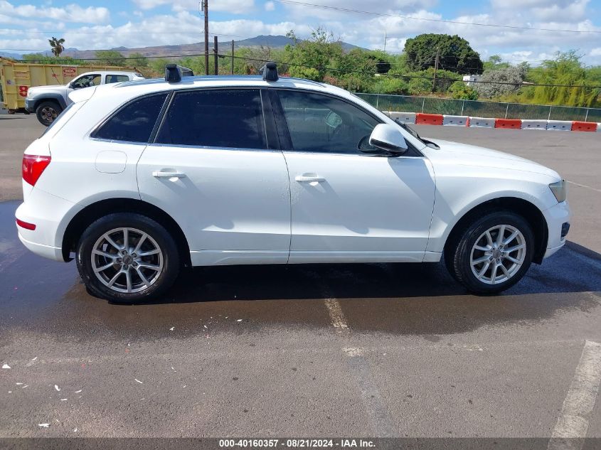 2012 Audi Q5 2.0T Premium VIN: WA1LFAFPXCA092989 Lot: 40160357