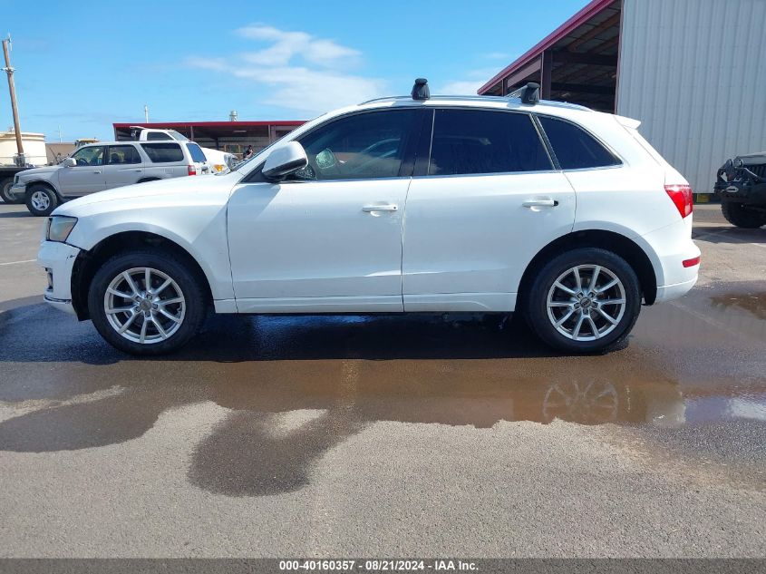 2012 Audi Q5 2.0T Premium VIN: WA1LFAFPXCA092989 Lot: 40160357