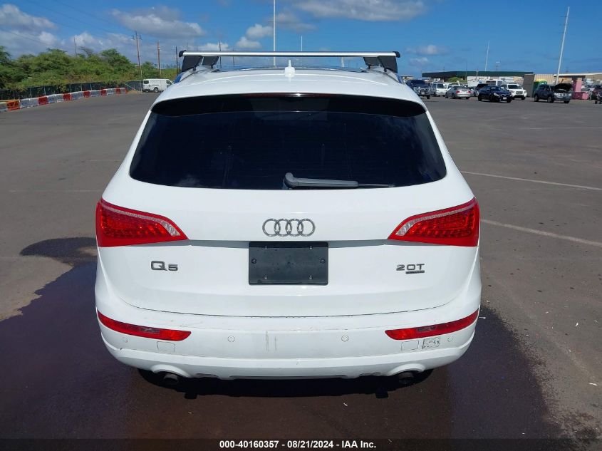 2012 Audi Q5 2.0T Premium VIN: WA1LFAFPXCA092989 Lot: 40160357