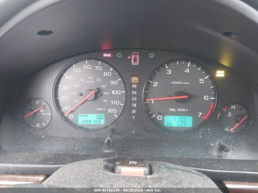 2002 Subaru Outback Limited VIN: 4S3BH686227632831 Lot: 40160359