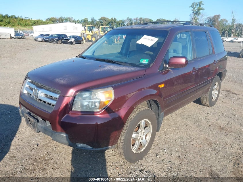 2008 Honda Pilot Ex VIN: 5FNYF18428B002571 Lot: 40160401