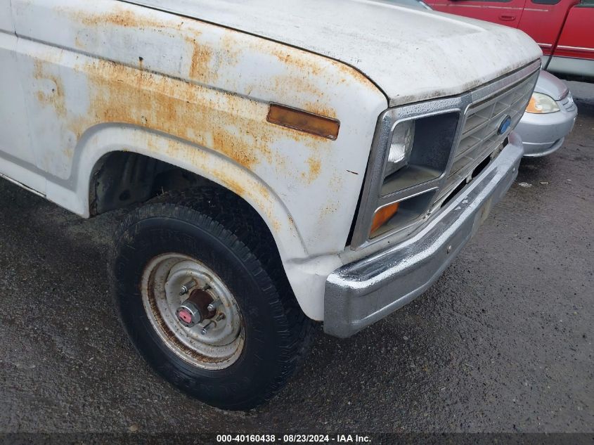 1986 Ford F250 VIN: 2FTEF26N5GCB52149 Lot: 40160438