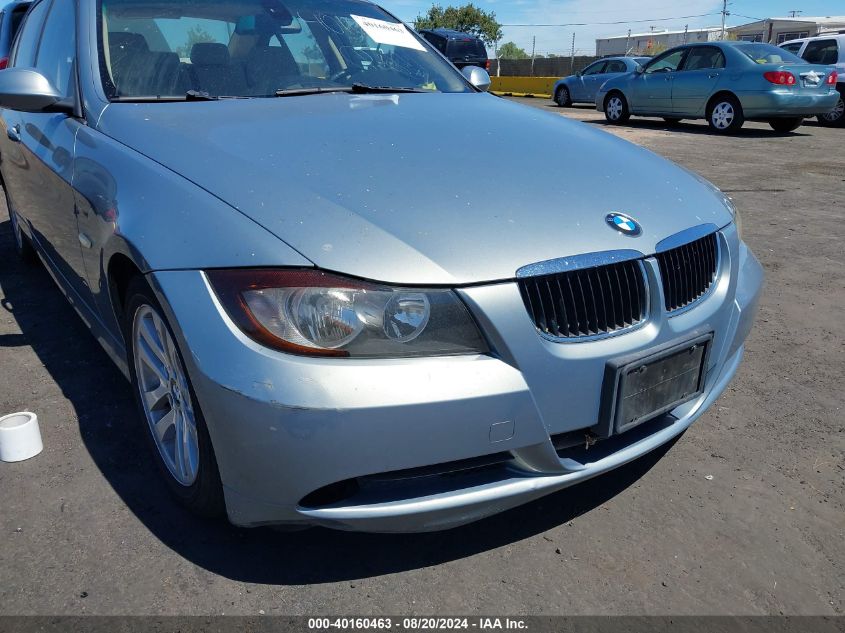 2006 BMW 325I VIN: WBAVB13556KX43762 Lot: 40160463