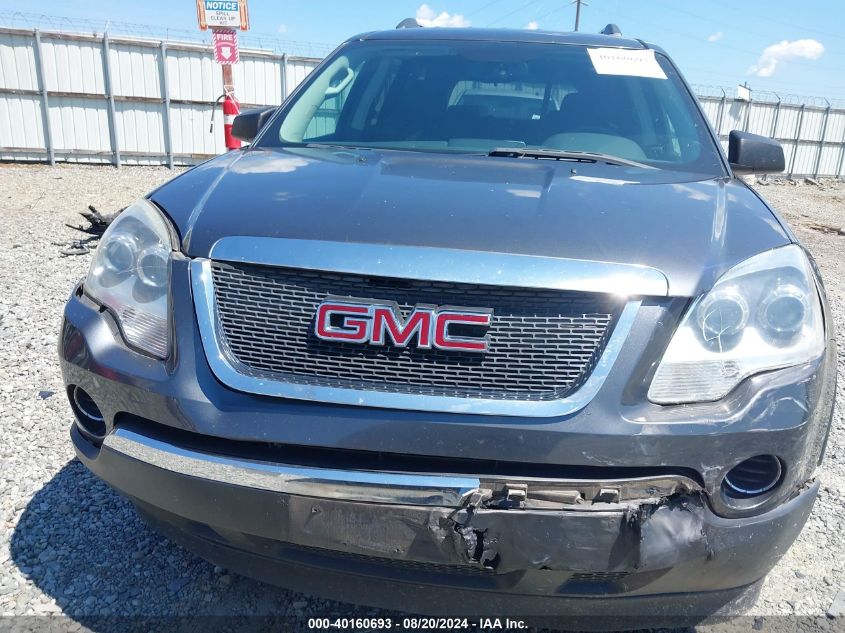 2011 GMC Acadia Sl VIN: 1GKKRNED9BJ140816 Lot: 40160693