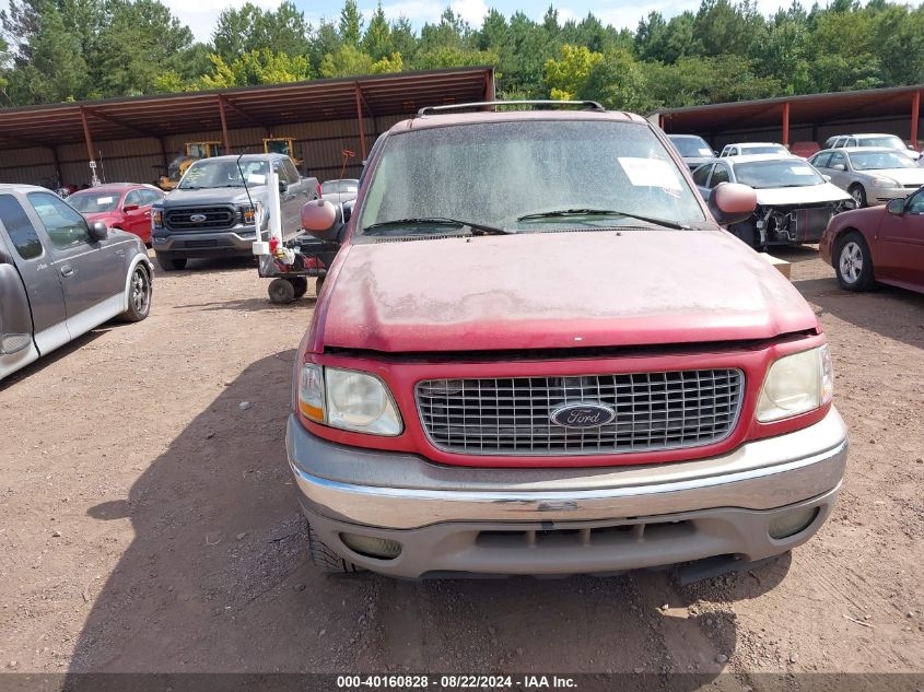 2001 Ford Expedition Eddie Bauer VIN: 1FMRU17W51LB38124 Lot: 40160828