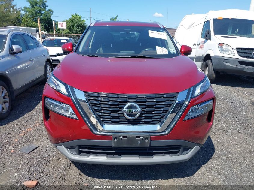 2021 Nissan Rogue Sv Intelligent Awd VIN: JN8AT3BBXMW237047 Lot: 40160887