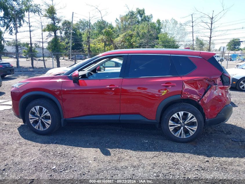 2021 Nissan Rogue Sv Intelligent Awd VIN: JN8AT3BBXMW237047 Lot: 40160887