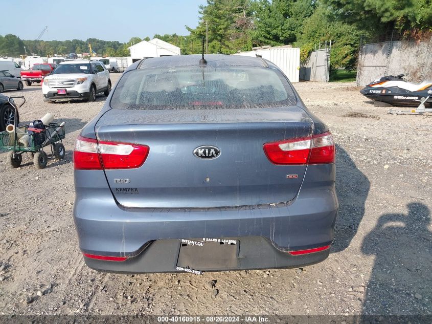 2016 Kia Rio Lx VIN: KNADM4A30G6659836 Lot: 40160915