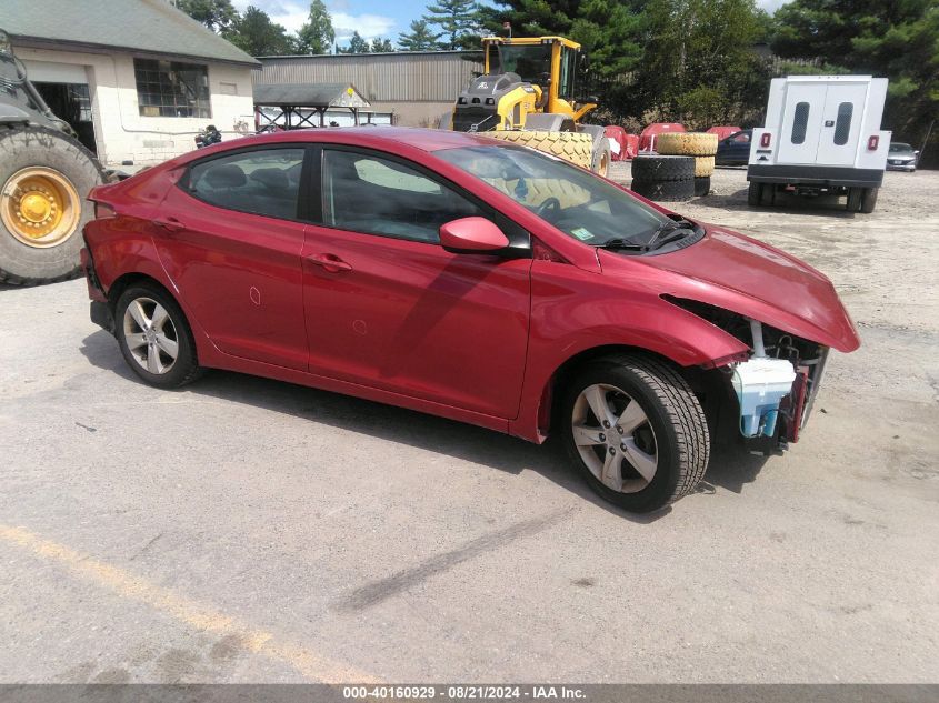 2013 Hyundai Elantra Gls/Limited VIN: KMHDH4AE3DU954795 Lot: 40160929