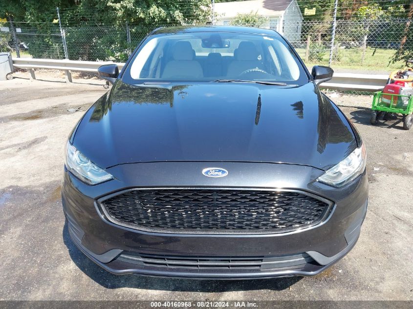 2019 Ford Fusion Se VIN: 3FA6P0HD9KR280166 Lot: 40160968