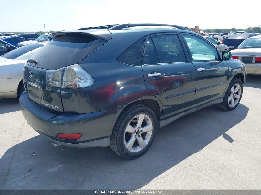 2008 Lexus Rx 350 VIN: 2T2GK31U18C031394 Lot: 40160986