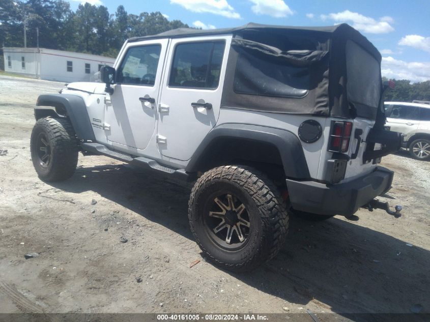 2012 Jeep Wrangler Unlimited Sport VIN: 1C4BJWDG5CL136465 Lot: 40161005