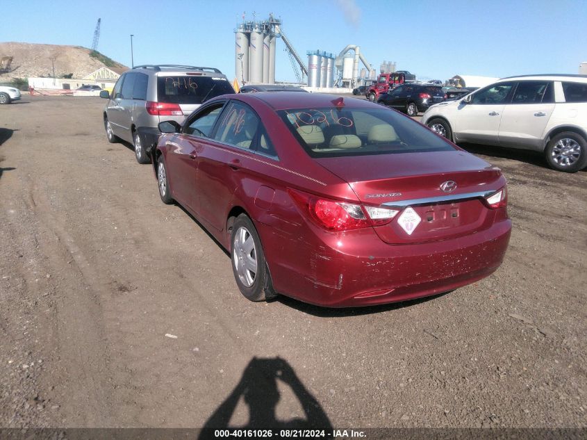 2012 Hyundai Sonata Gls VIN: 5NPEB4AC1CH413780 Lot: 40161026