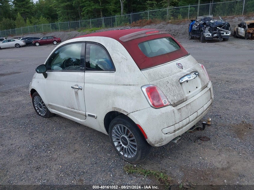 2012 Fiat 500C Lounge VIN: 3C3CFFER4CT109529 Lot: 40161052